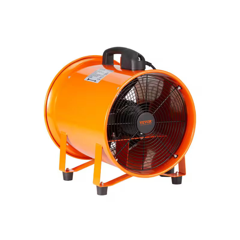 12 in. Heavy Duty Portable Blower Fan with Duct Hose N938689