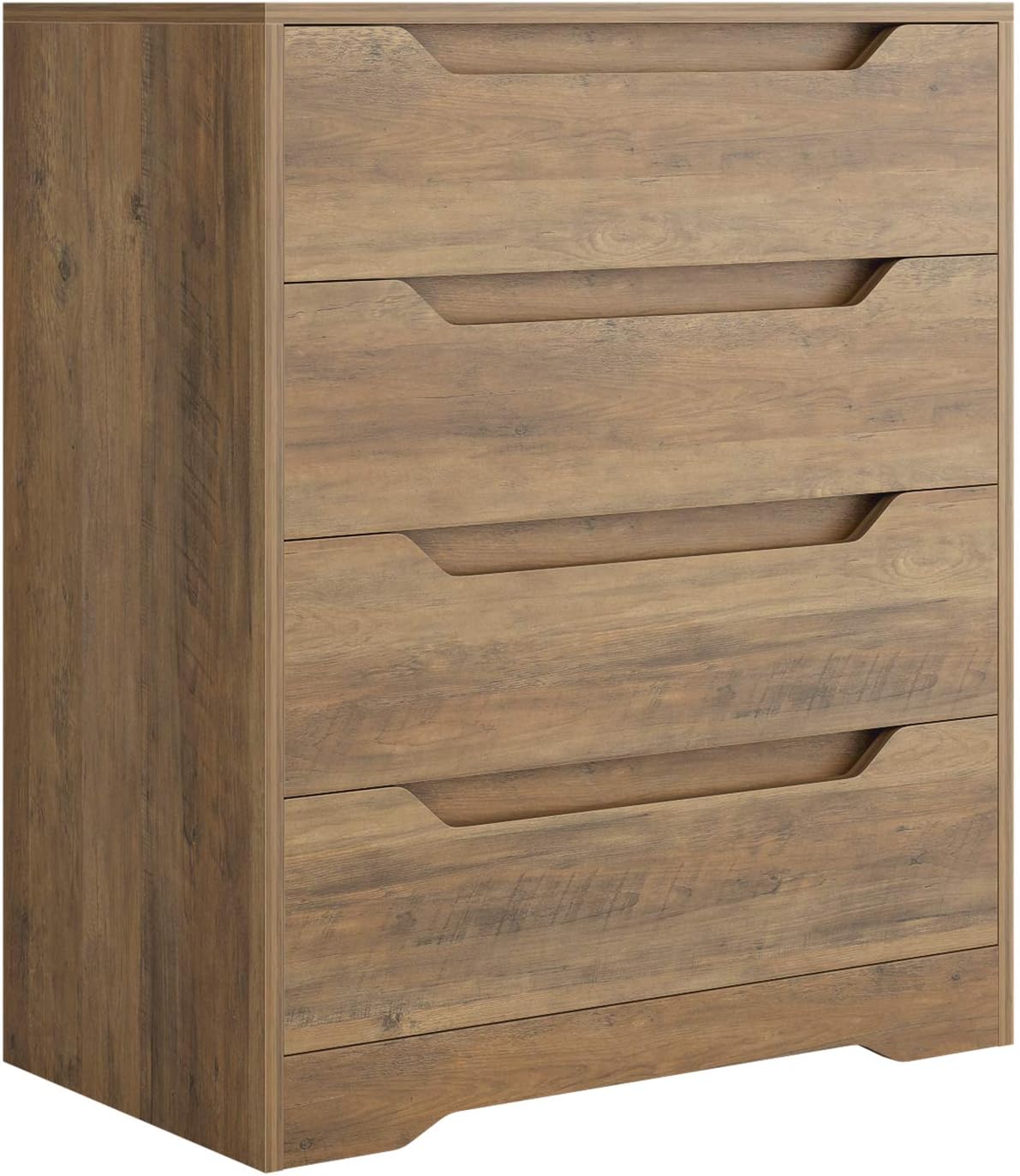 White 4 Drawer Wood Dresser B640866
