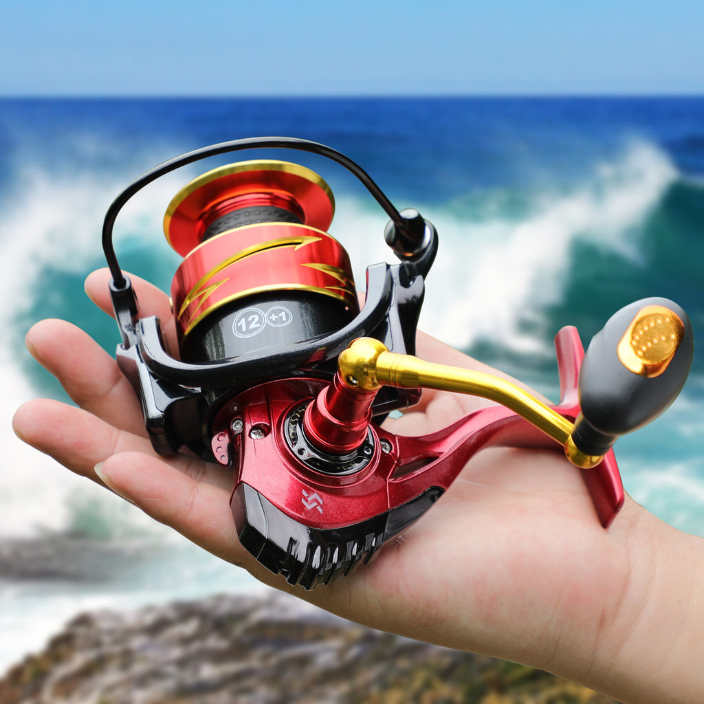 Sougayilang Fishing Reel Ultralight 12+1 BB Spinning Reel R39381