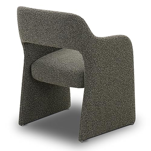 Juniper Green Boucle Dining Chair P39926