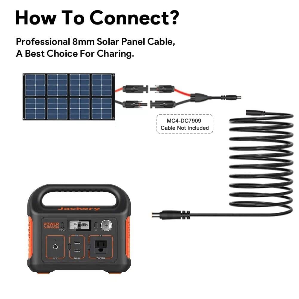 30Ft 14AWG 8mm Solar Panel Extension Cable U902628