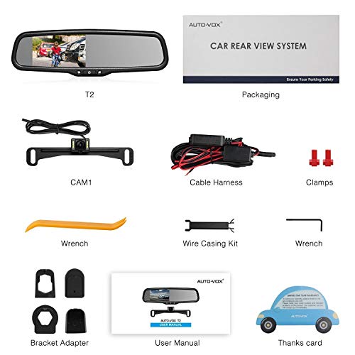 4.3" Rear View Mirror Camera with Night Vision Backup Camera C7553