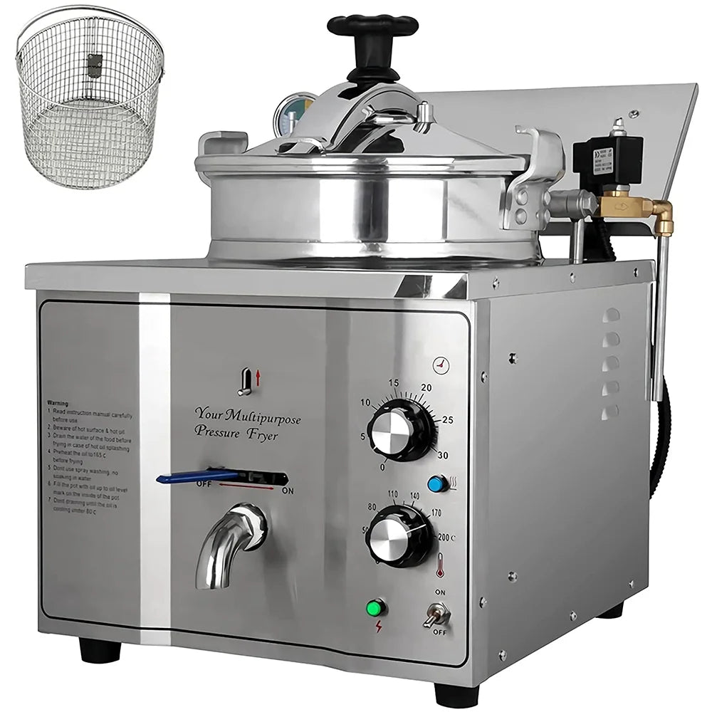 16L Electric High Pressure Stainless Steel Fried Chicken Stove S8017