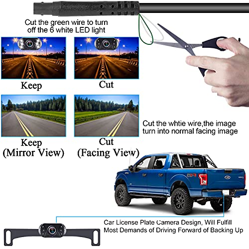 HD 1080P Waterproof Rear View Camera with Monitor M5352