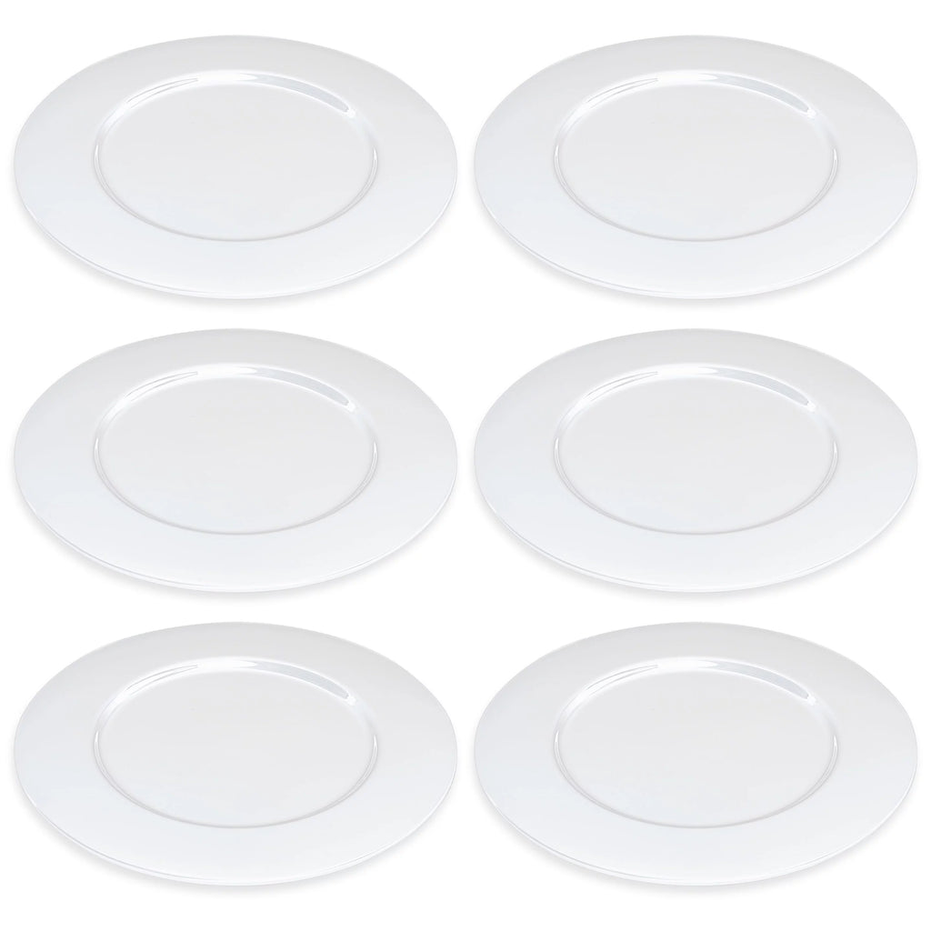 Glass Charger Plates Set of 6 C17145