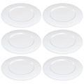 Glass Charger Plates Set of 6 C17145