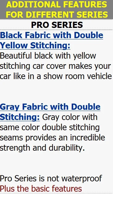 Black Car Cover F50123