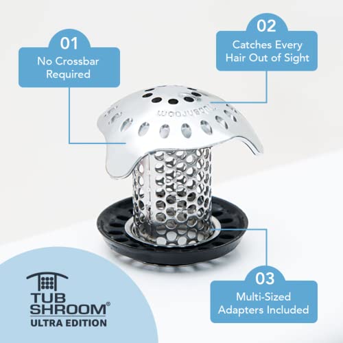 Stainless Steel Tub Drain Protector Hair Catcher G84318