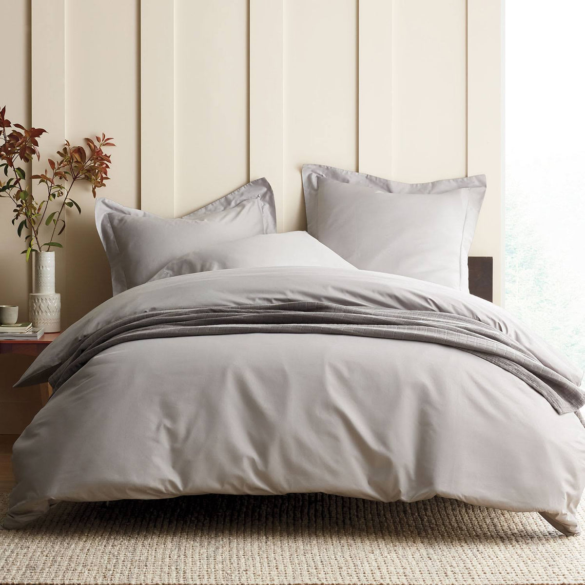 Queen Supima Cotton Sateen Fitted Sheet K766
