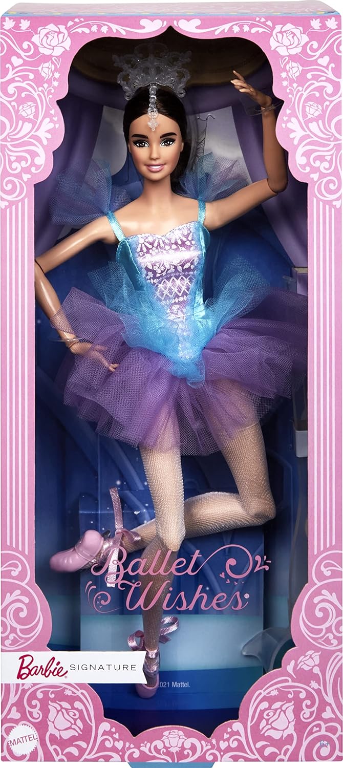 Barbie Doll with Ballerina Costume, Tutu, Tiara and Pointe Shoes O7643
