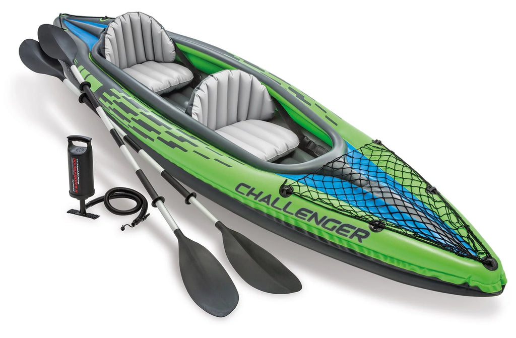 2-Person Inflatable Kayak Set with Aluminum Oars Y933900