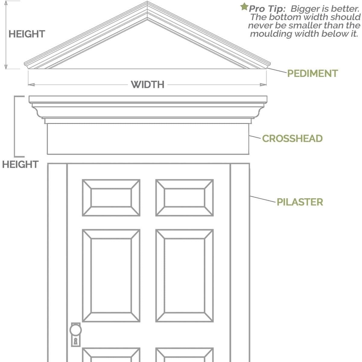 Plain PVC Pilaster with Capital and Base (Pair) P279714