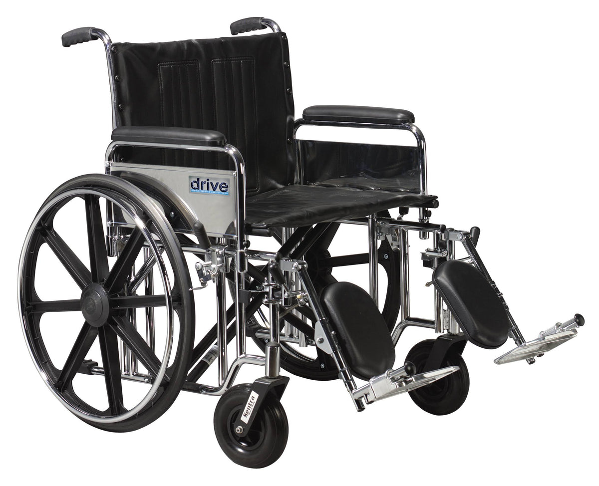 Extra Heavy Duty Wheelchair with Elevating Leg Rests L101548