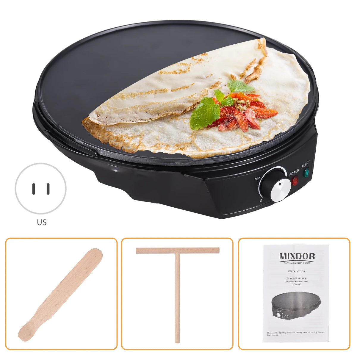 Electric Non-stick 1200W Pancake Maker P639