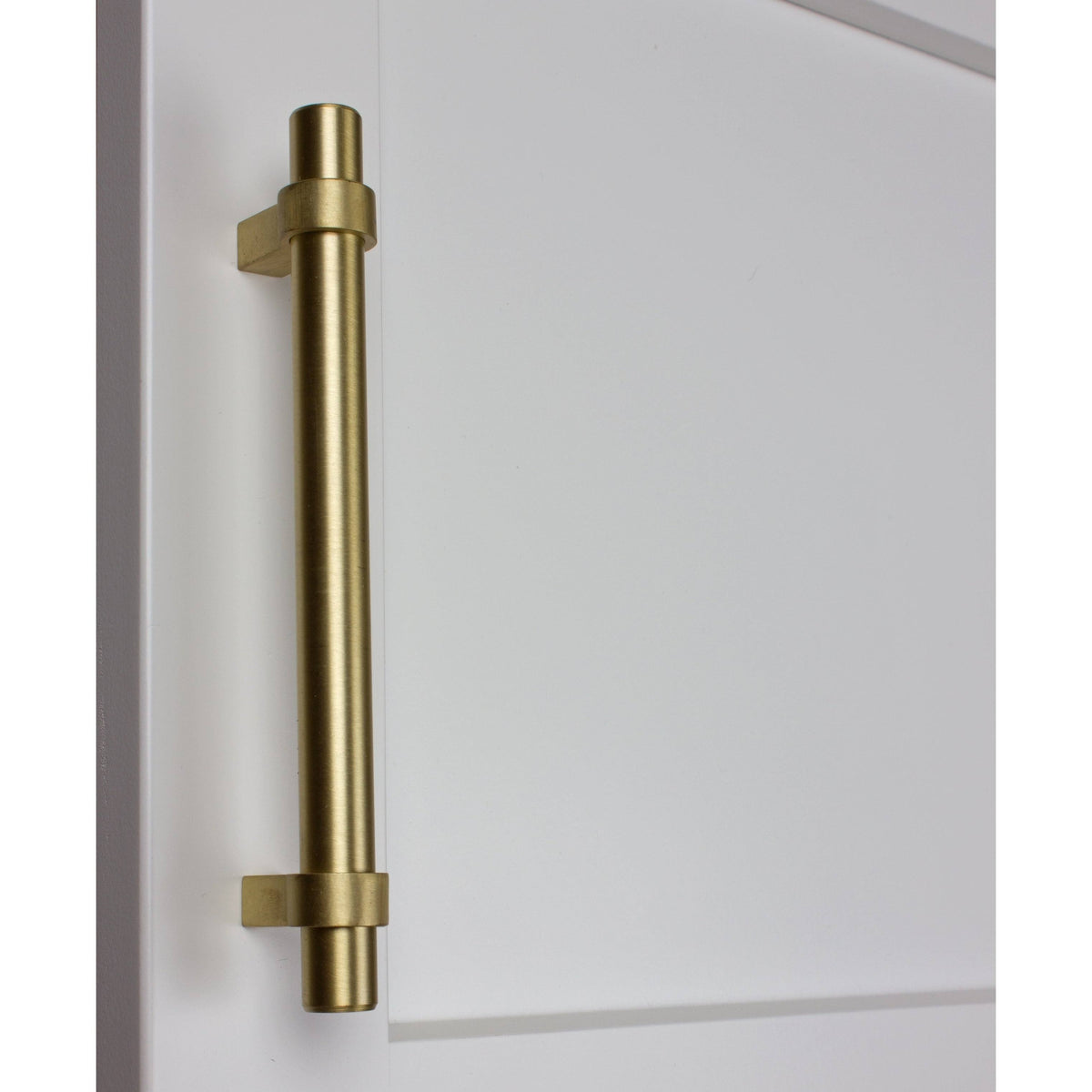 5-Inch Solid Satin Gold Euro Cabinet Bar Pulls (Pack of 25) W509