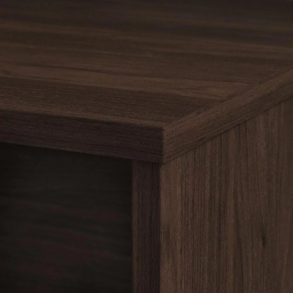 Black Walnut L Shaped Desk X803726