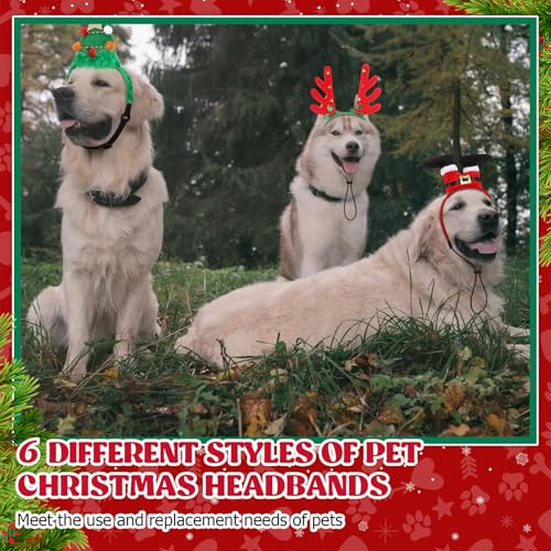 Christmas Pet Headband with Adjustable Rubber Band A656051