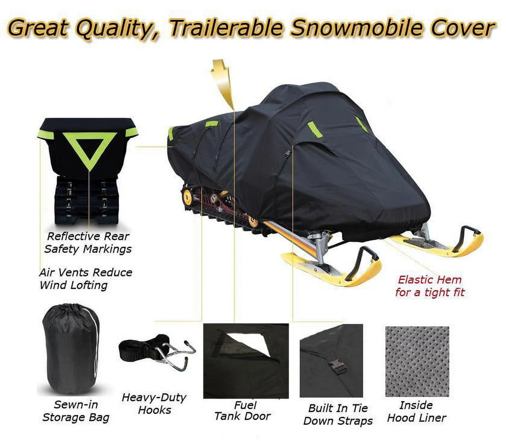 Trailerable 600 Denier Snowmobile Cover D694609