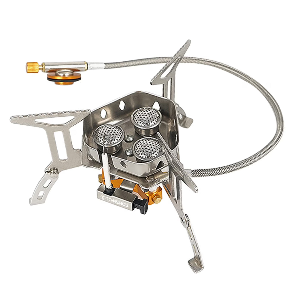 5800W Stainless Steel and Copper Camping Stove X3624