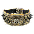 3 Inch Spiked Studded Leather Dog Collar P1370