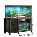 Heavy Duty Metal Aquarium Stand with Power Outlets for 55-75 Gallon Fish Tank E886307