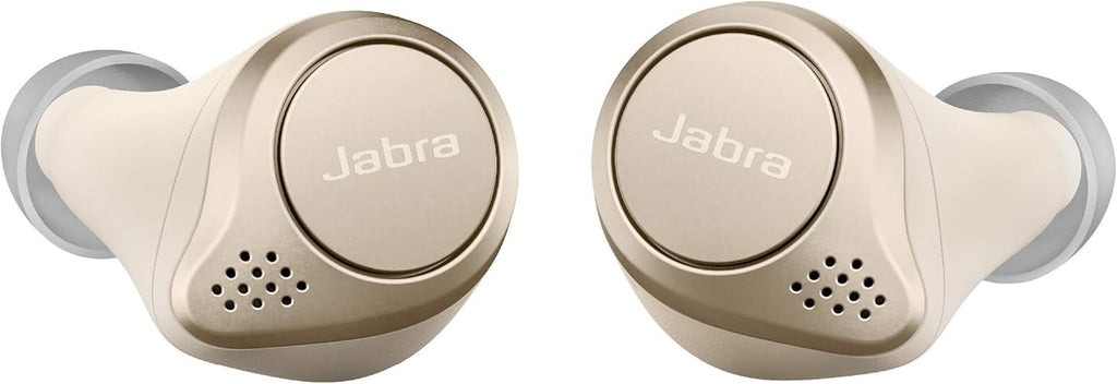 Gold Beige True Wireless Bluetooth Earbuds with Charging Case B6565