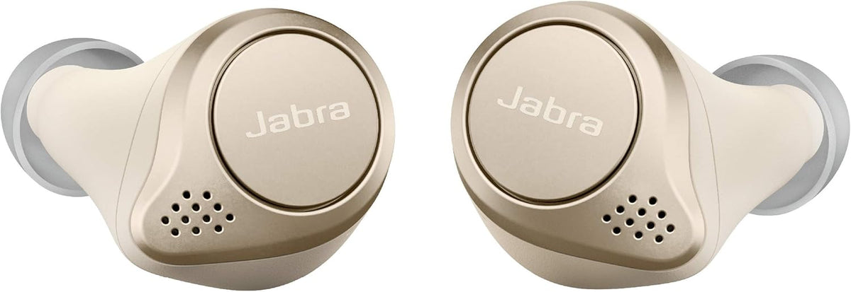 Gold Beige True Wireless Bluetooth Earbuds with Charging Case B6565