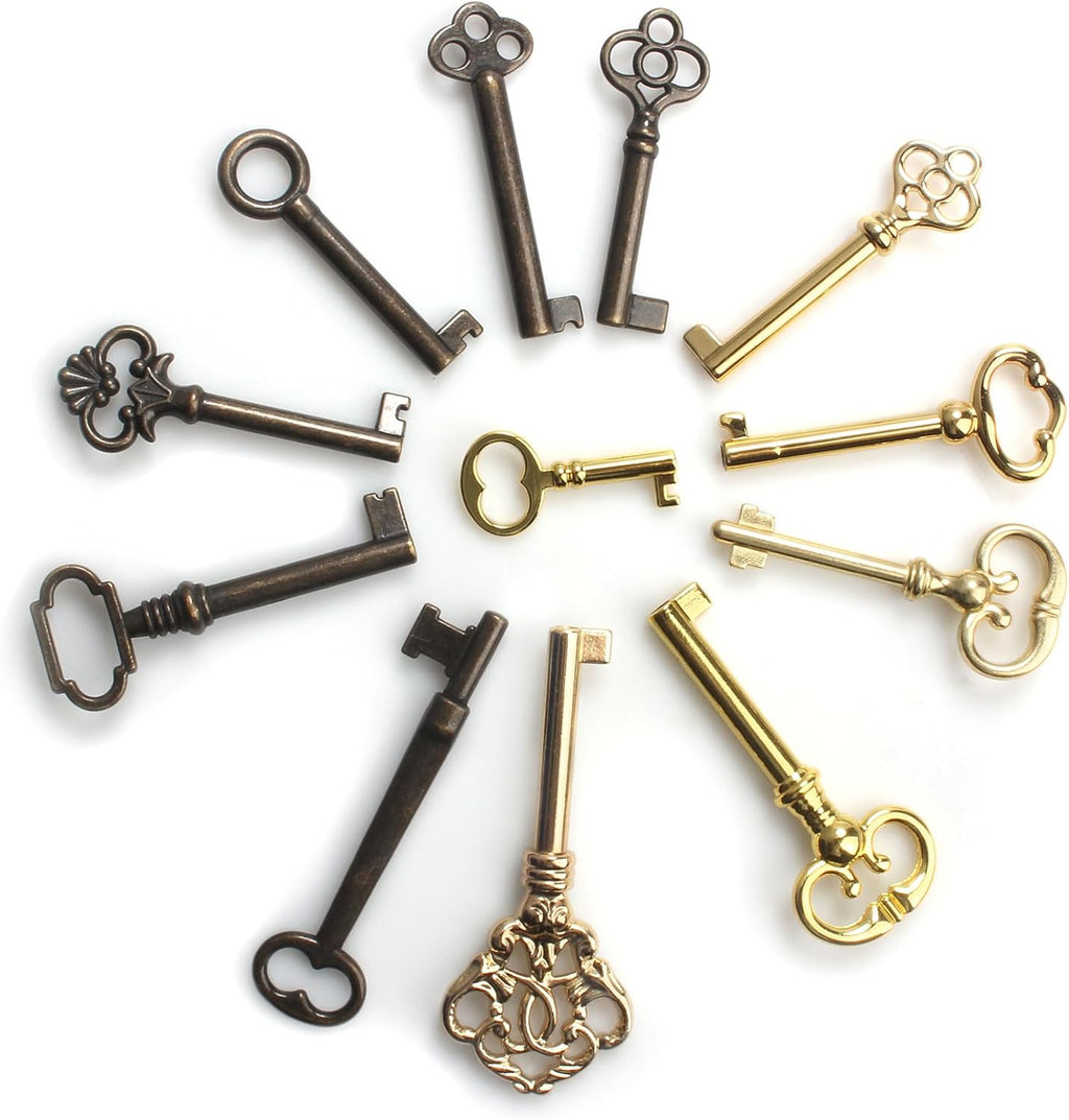 12-Key Universal Replacement Skeleton Keys Kit Z218