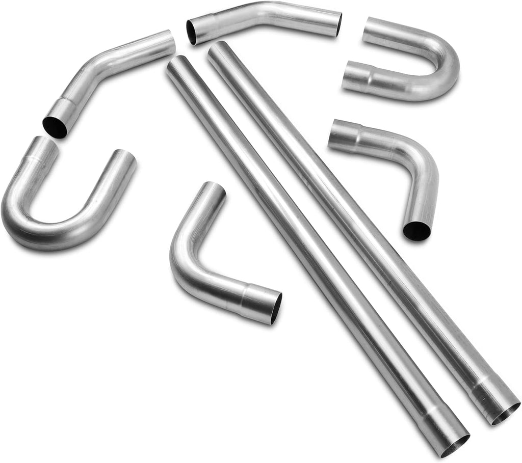 2.5'' T304 Stainless Steel 8PCS Exhaust Pipe Kit N9068