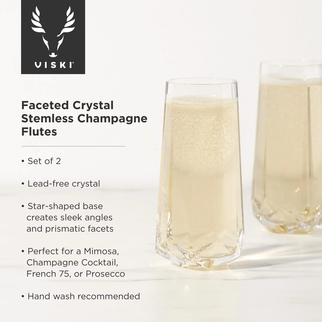 Crystal Champagne Flutes Gift Set M74430