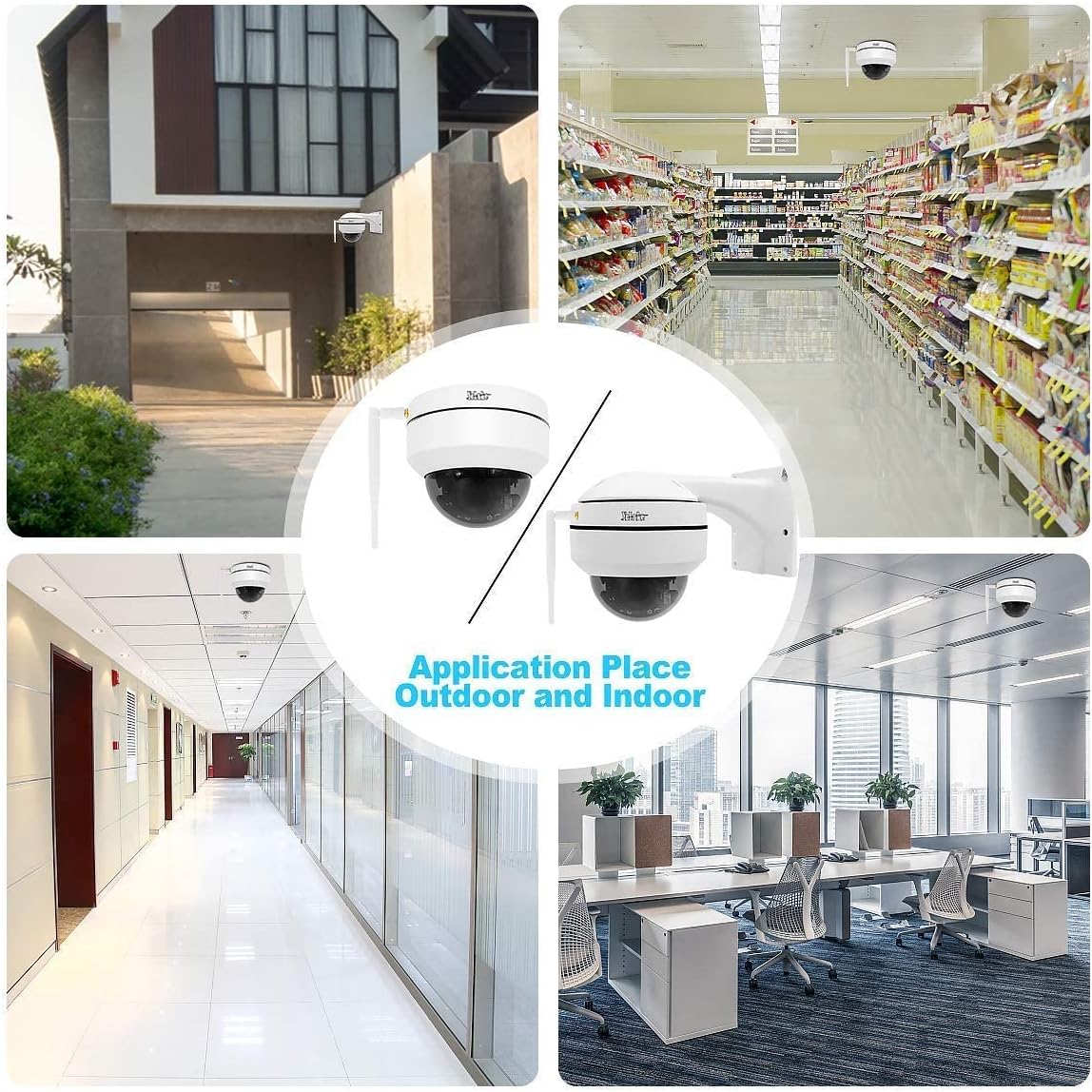 5MP PTZ WiFi Security IP Dome Camera with 5X Optical Zoom E206819