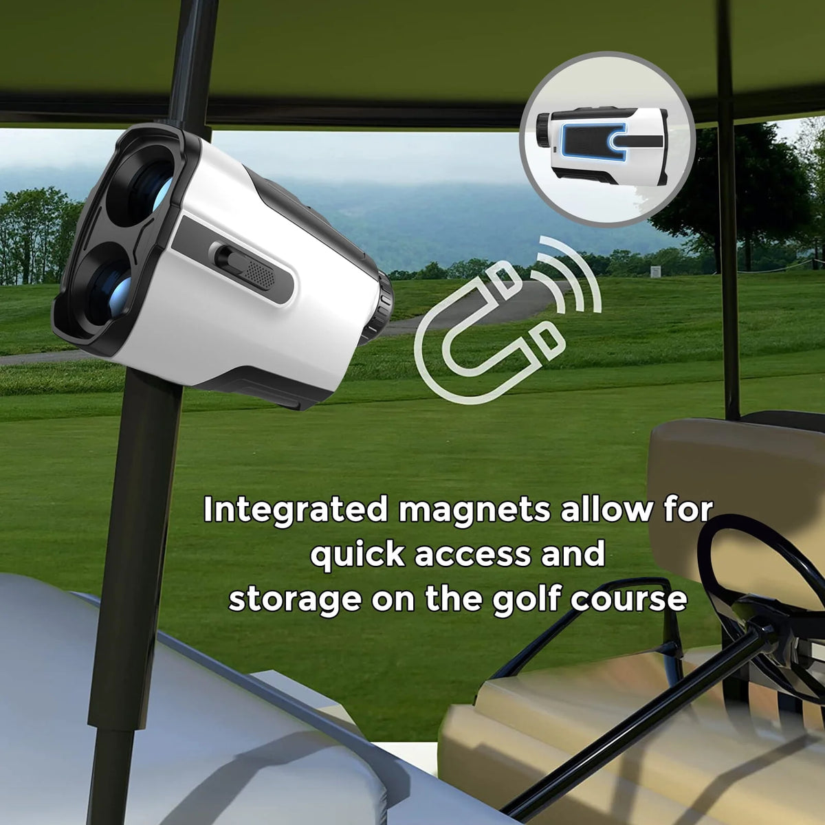 Laser Golf Rangefinder 900 Yards 7X Magnification with Slope Switch Z613200