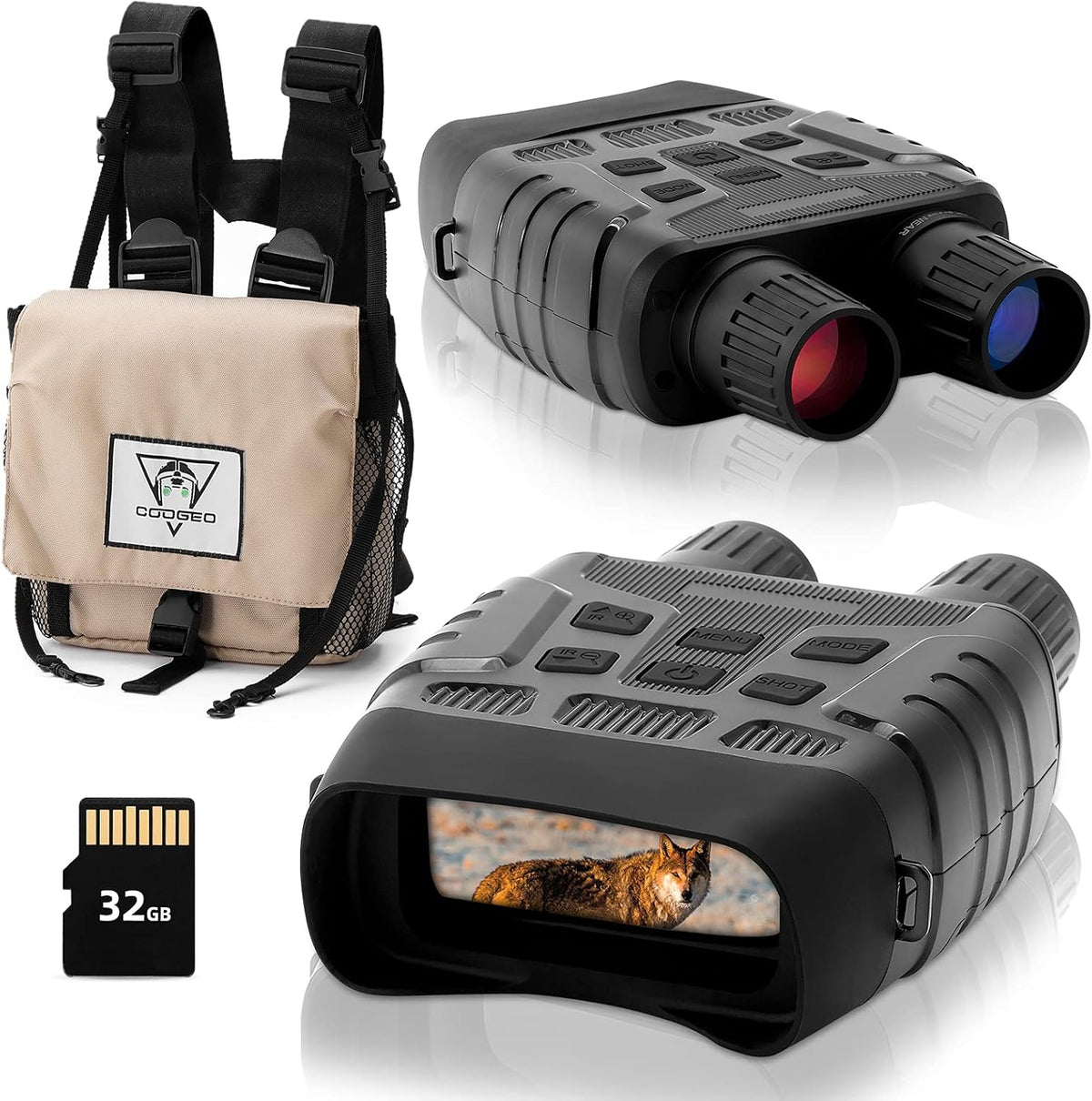 Digital Night Vision Goggles with 32GB Card C82033