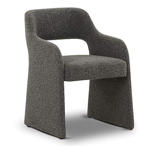 Juniper Green Boucle Dining Chair P39926