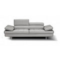 Grey Leather Sofa O86756