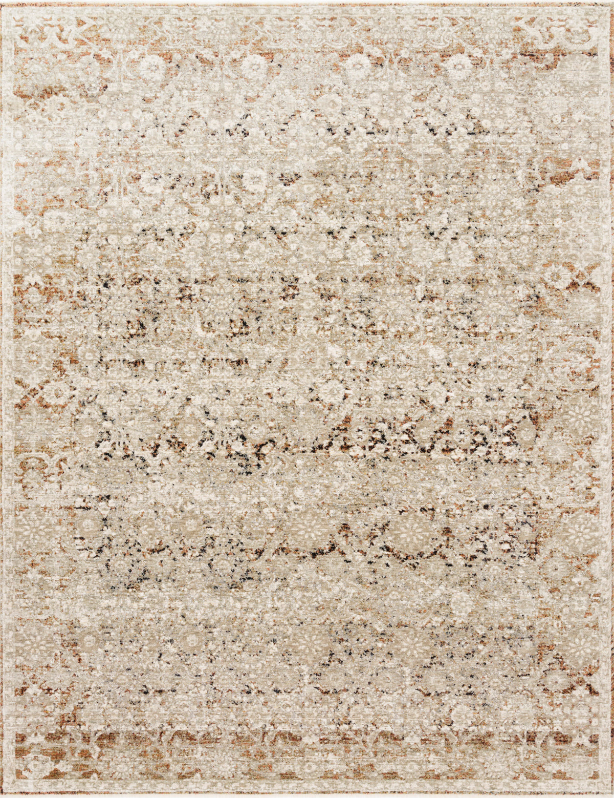 Natural Rust 6'7 x 9'6 Rug O59194