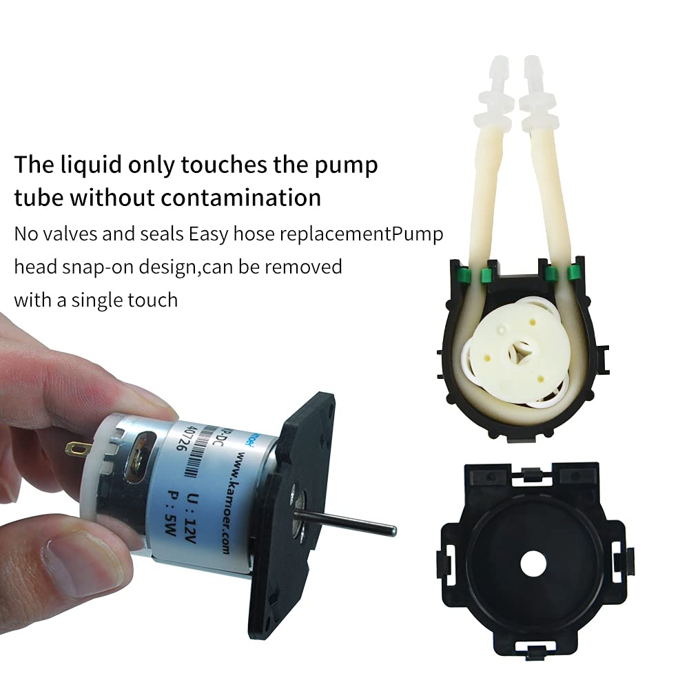 Peristaltic Pump 12V DC with BPT Tube Pack of 2 Z59217
