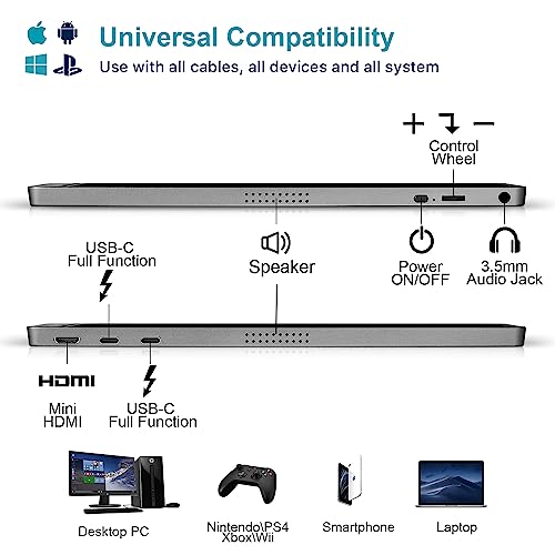 15.6inch 1080P FHD USB-C HDMI HDR IPS Portable Gaming Monitor T493333