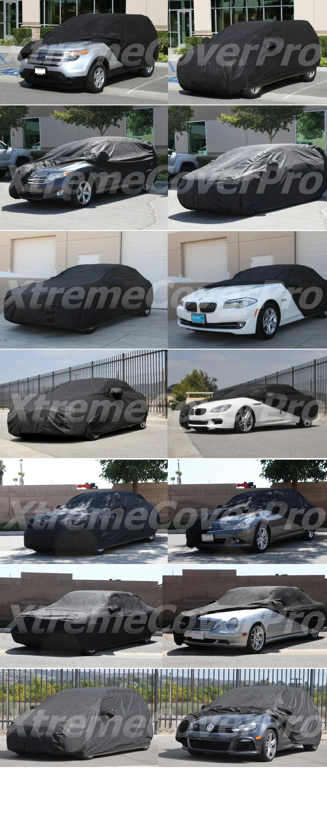Black Car Cover F50123