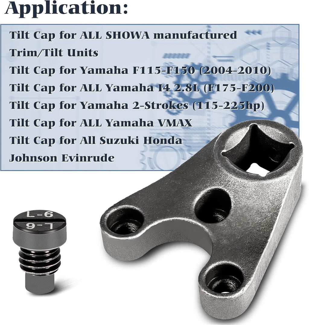 35mm x 6mm Outboard Trim/Tilt Pin Wrench Tools Pack of 2 V17115