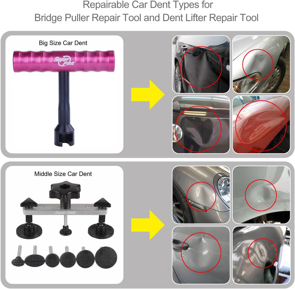 68 Pcs Paintless Dent Removal Tools Kit U111