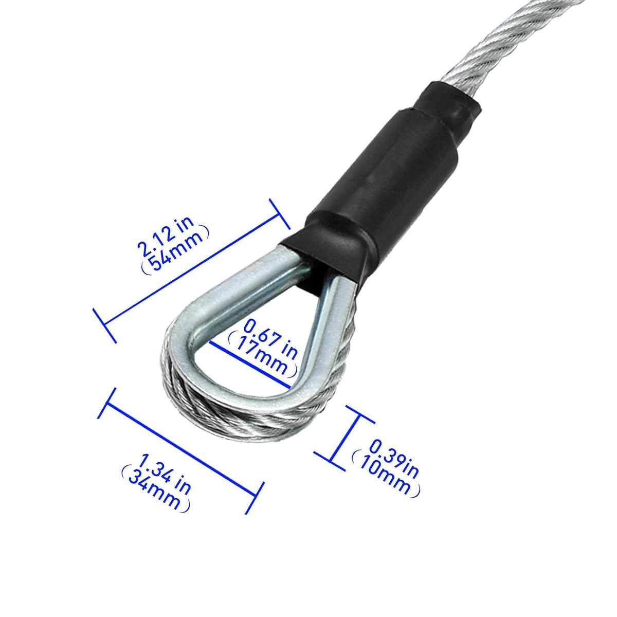1/4 Inch Galvanized Steel Cable (180 FT) J300991