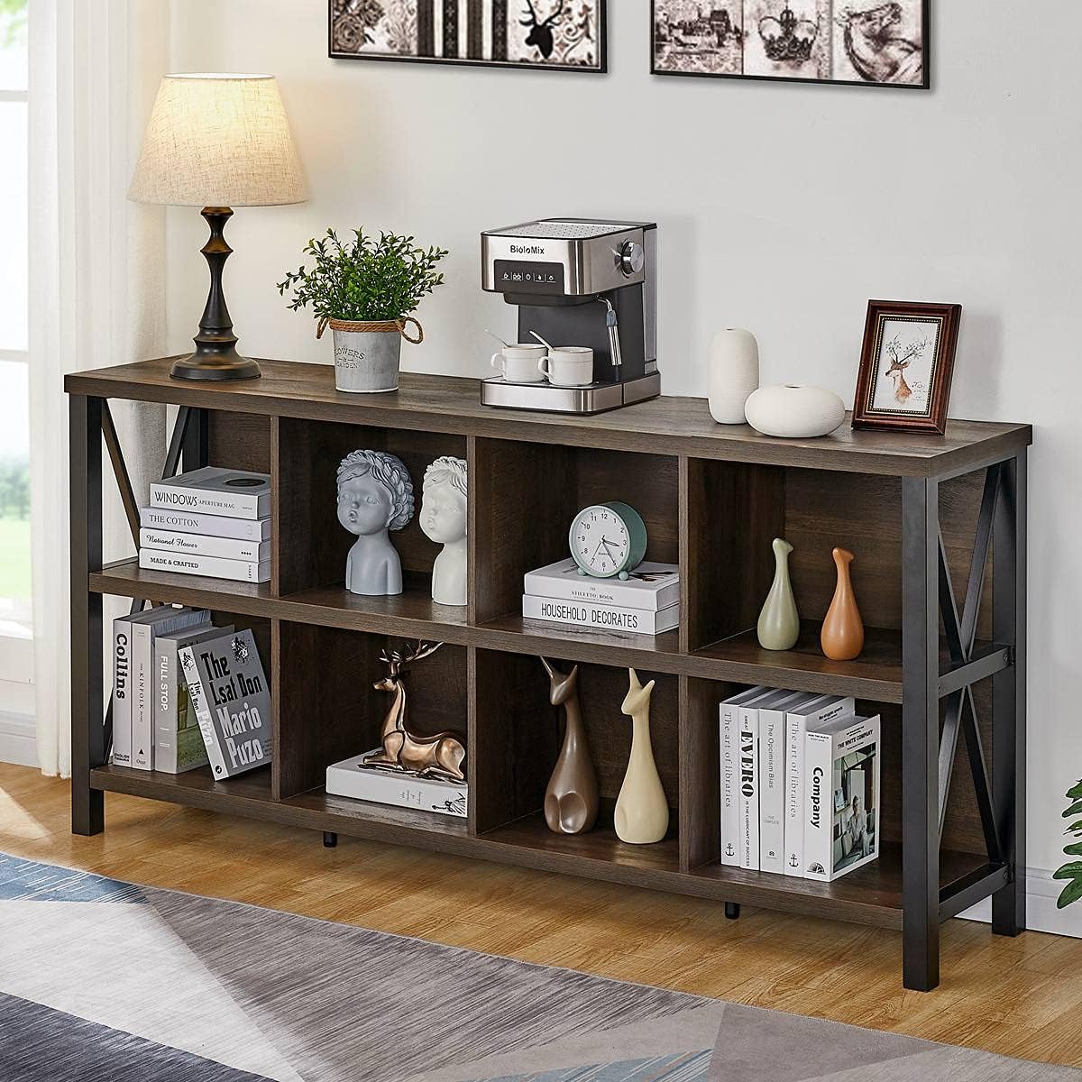 8 Cube Storage Organizer Bookshelf Y9349