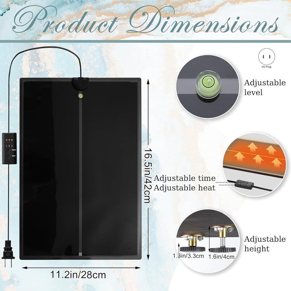 16.5in X 11in Adjustable Self Leveling Resin Board G39253