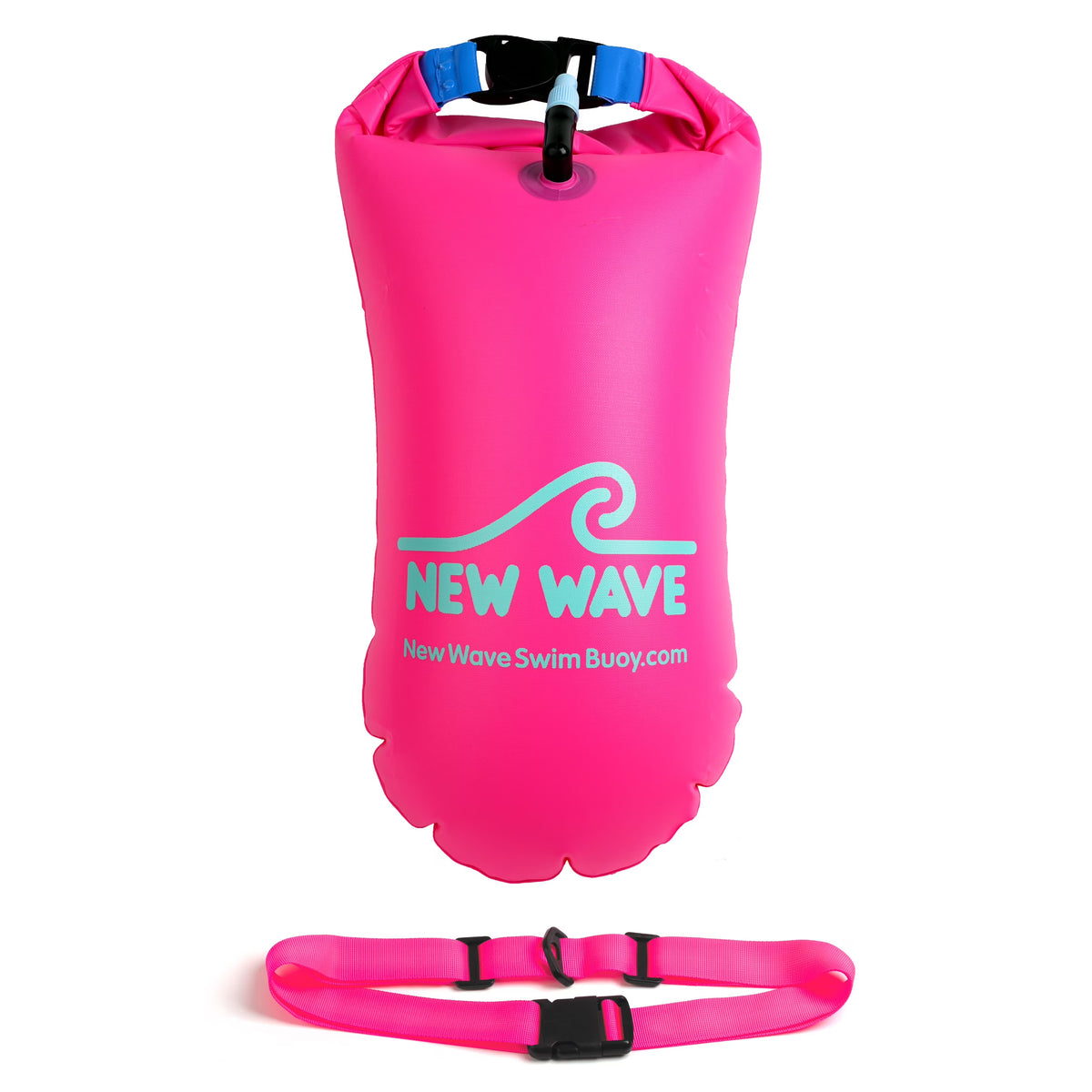 Pink PVC 15 Liter Swim Buoy Drybag E688344