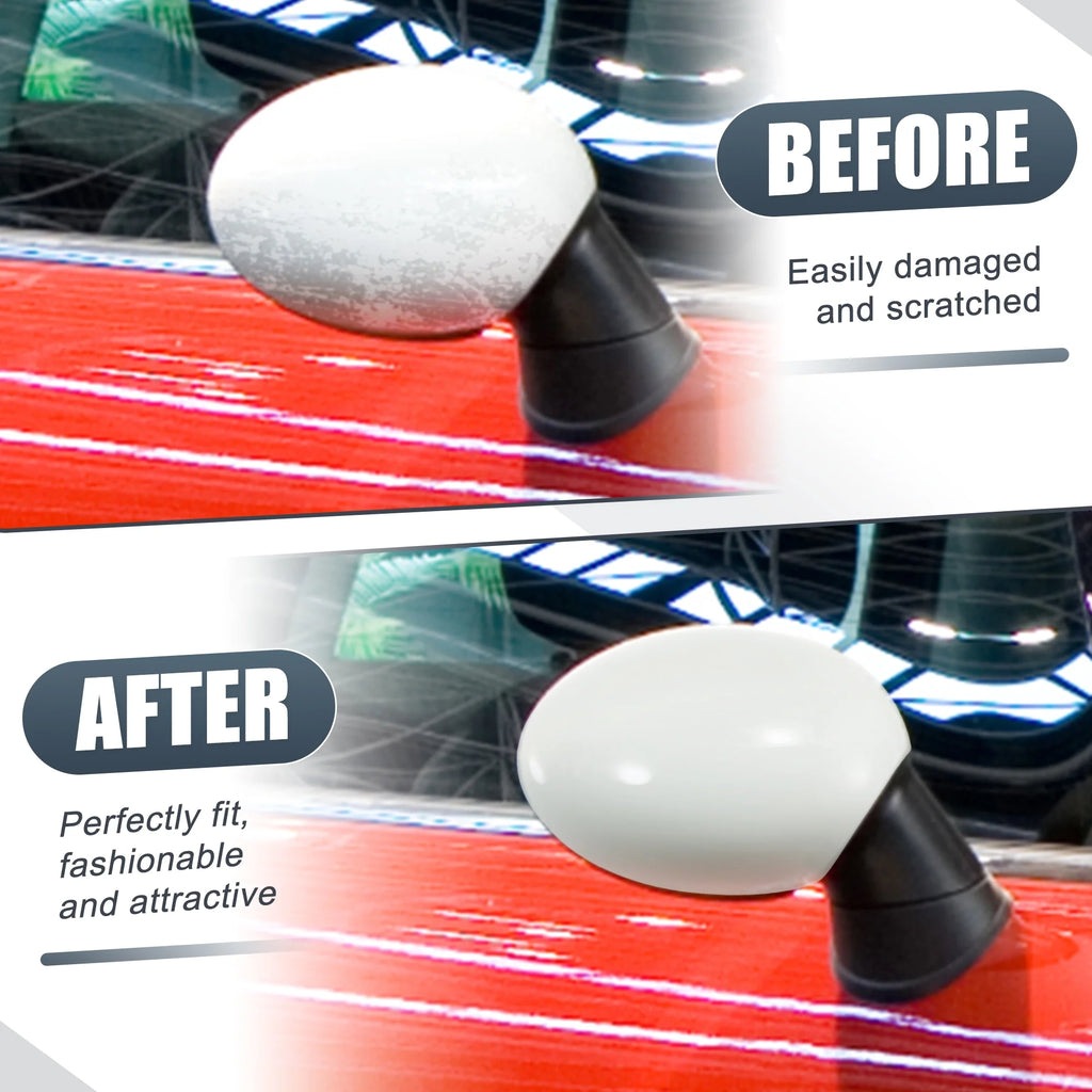 White Rear View Mirror Cover Cap for BMW Mini Clubman R55 Hatchback Cooper R56 B6620