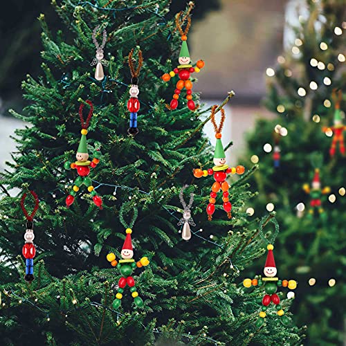 16PCS Christmas Crafts DIY Beads Ornaments Kits Z145