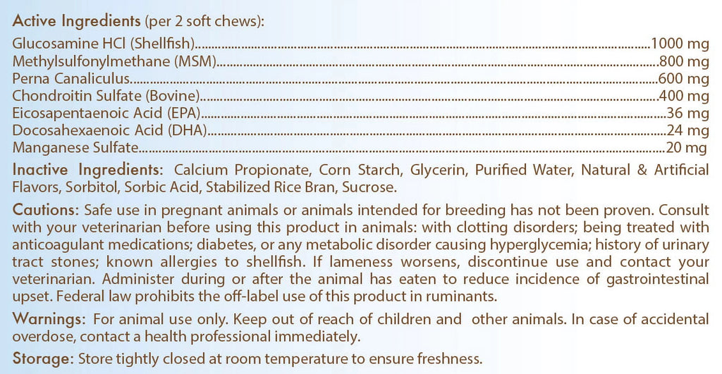 Dog Hip & Joint Care Soft Chews 50 Count O1605