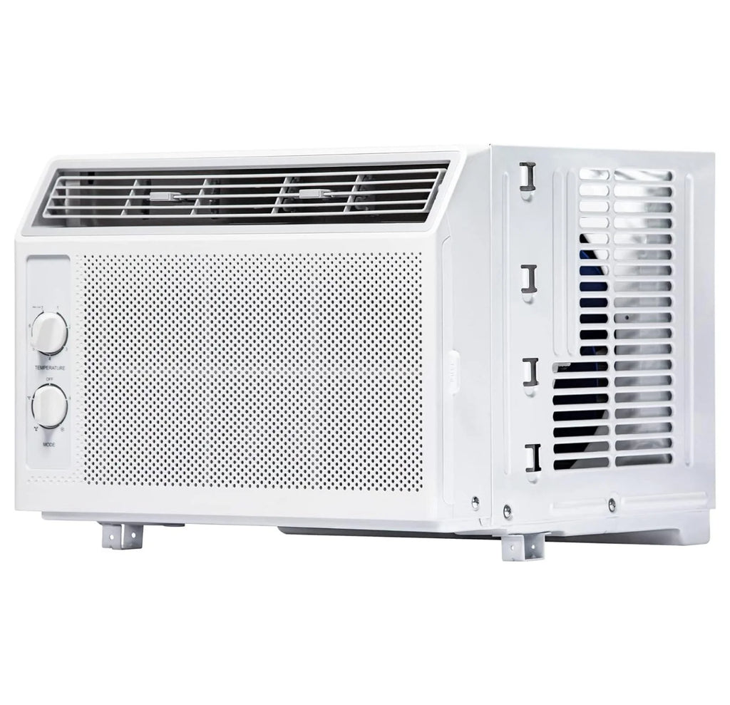 5,000 BTU White Window Air Conditioner and Fan P844