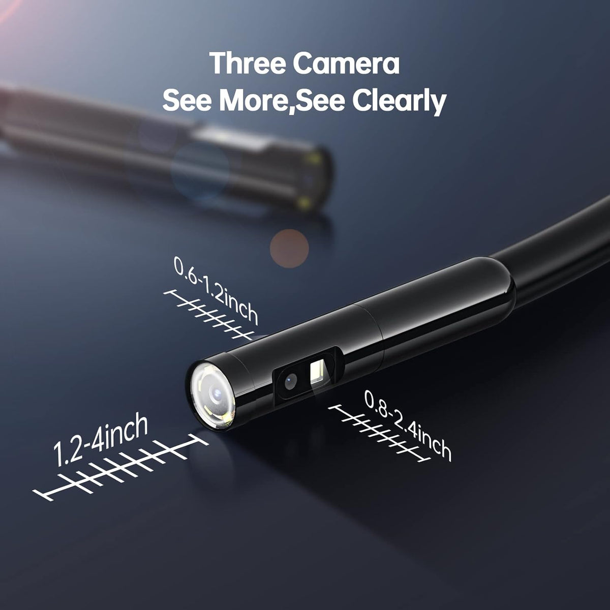16.5ft HD Flexible Waterproof Endoscope Camera B176